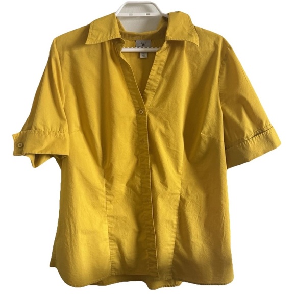 Worthington’s Stretch Button Up Shirt Women’s XL Work Blouse Business Casual - Picture 1 of 7